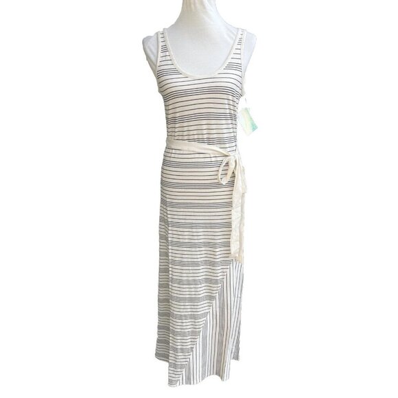 Rip Curl Women’s Striped Summer Belt Maxi Dress Size M - Picture 1 of 13